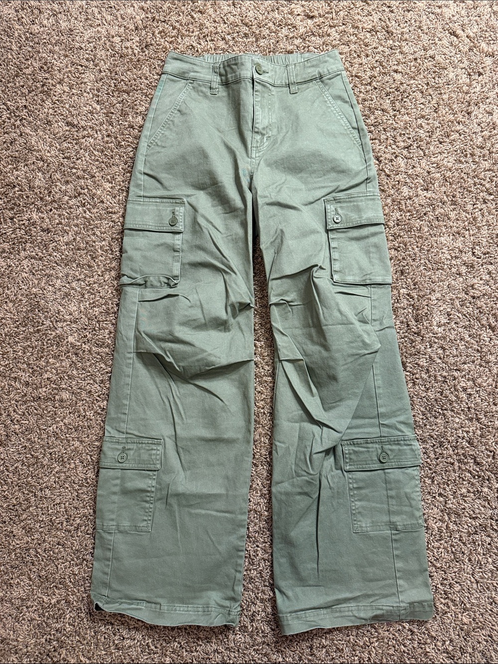 wild fable Sage Green Cargo Flare Pants